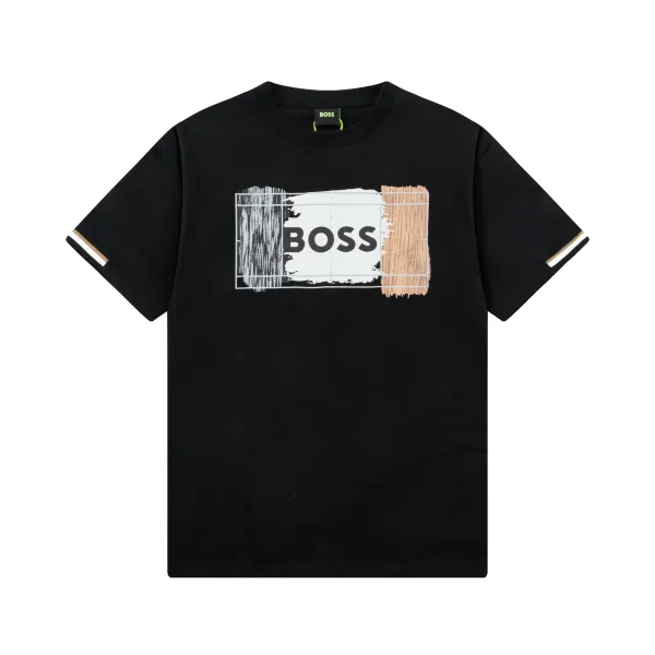 Hugo Boss Graphic Print T-Shirt Black - 1