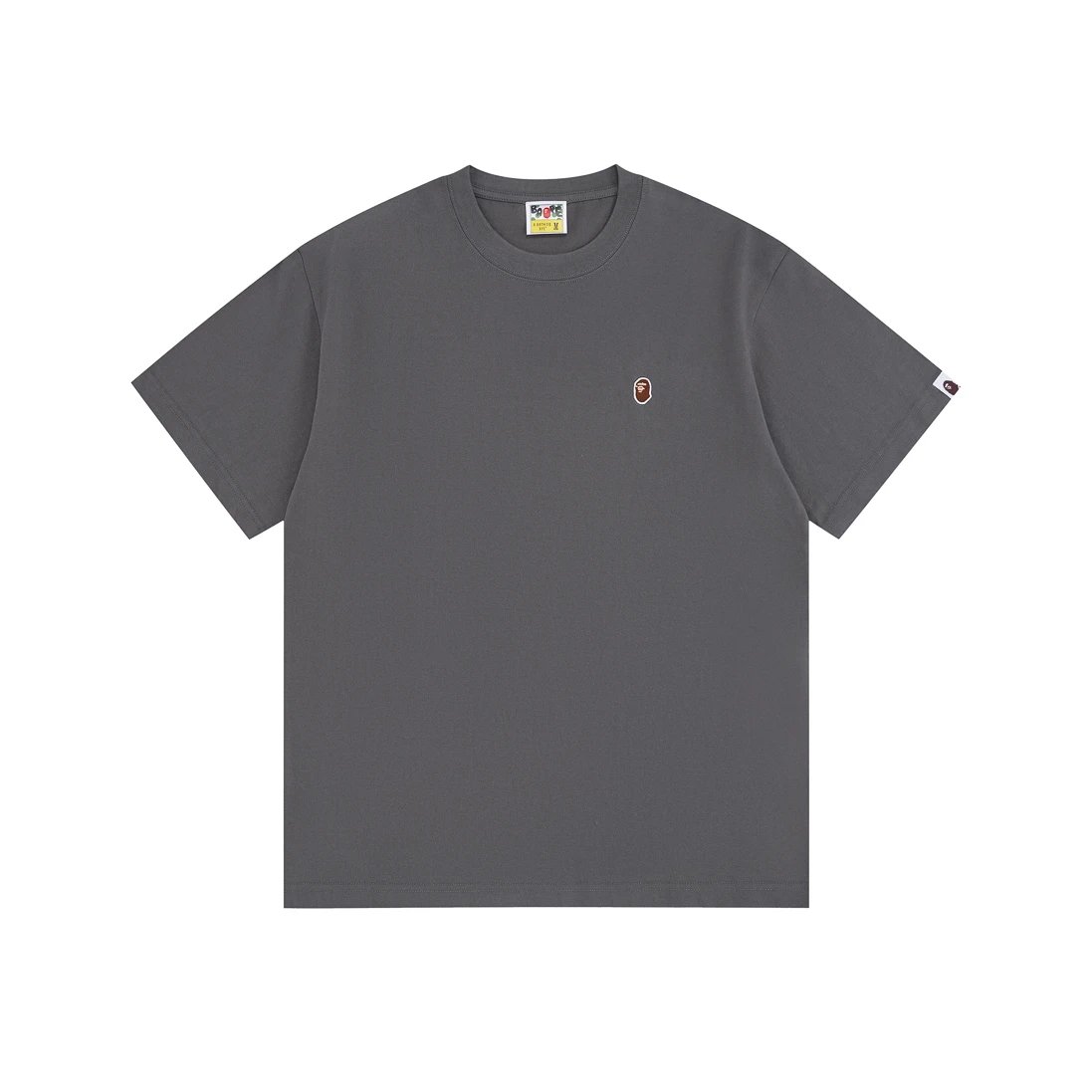 BAPE Ape Head One Point Tee Charcoal Grey