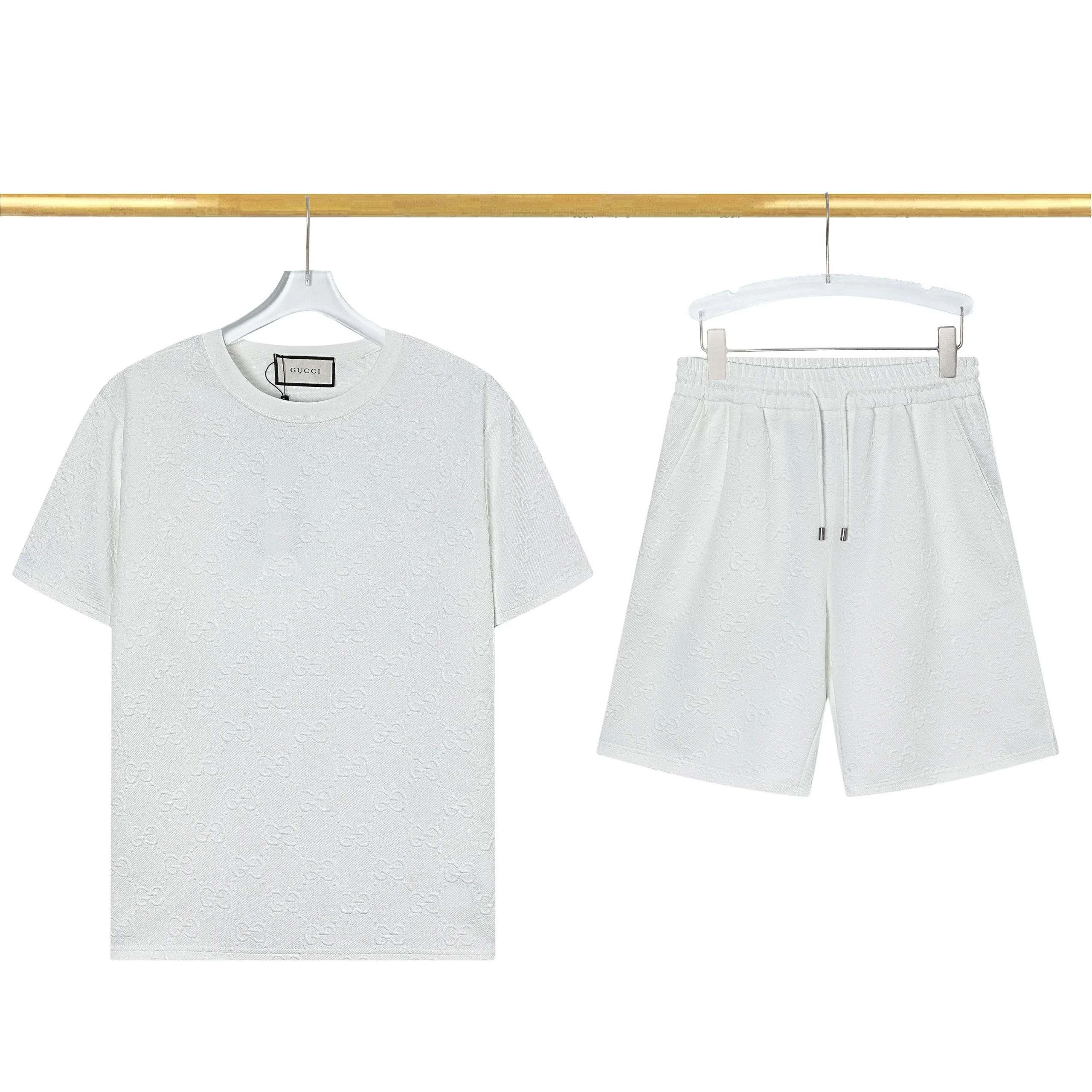 Dior Short-Sleeve Top and Shorts Set
