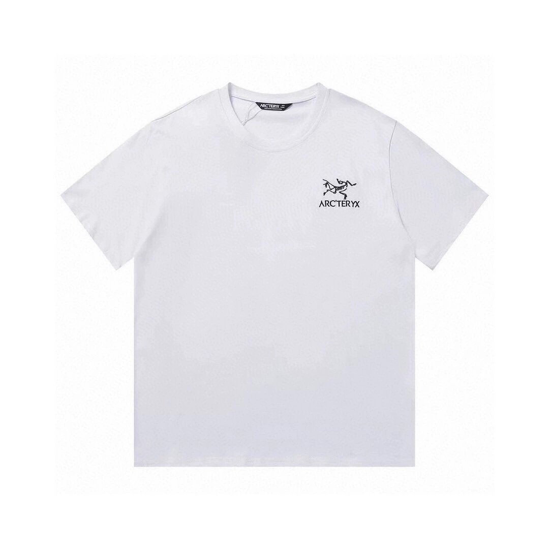 Arc'teryx T-Shirts Crew-neck T-shirt with contrast flatlock stitching and skeletal bird logo image 9