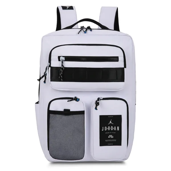Air Jordan Utility Backpack Black with Red Accents - 5