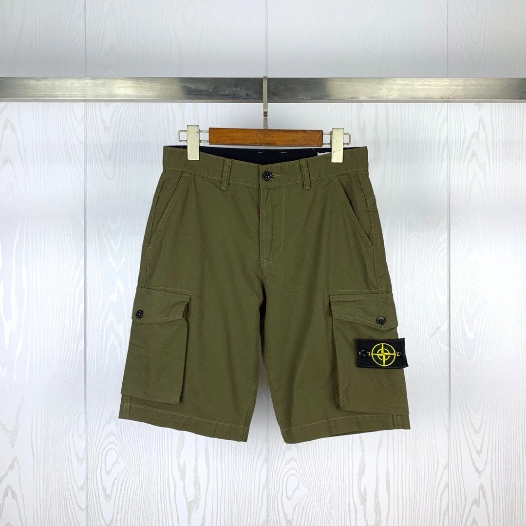 Stone Island Cargo Shorts Olive