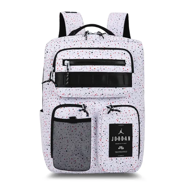 Air Jordan Utility Backpack Black with Red Accents - 3
