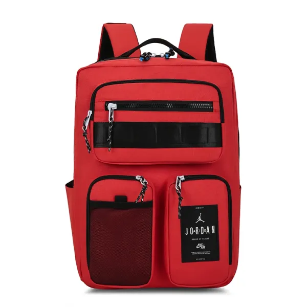 Air Jordan Utility Backpack Black with Red Accents - 4