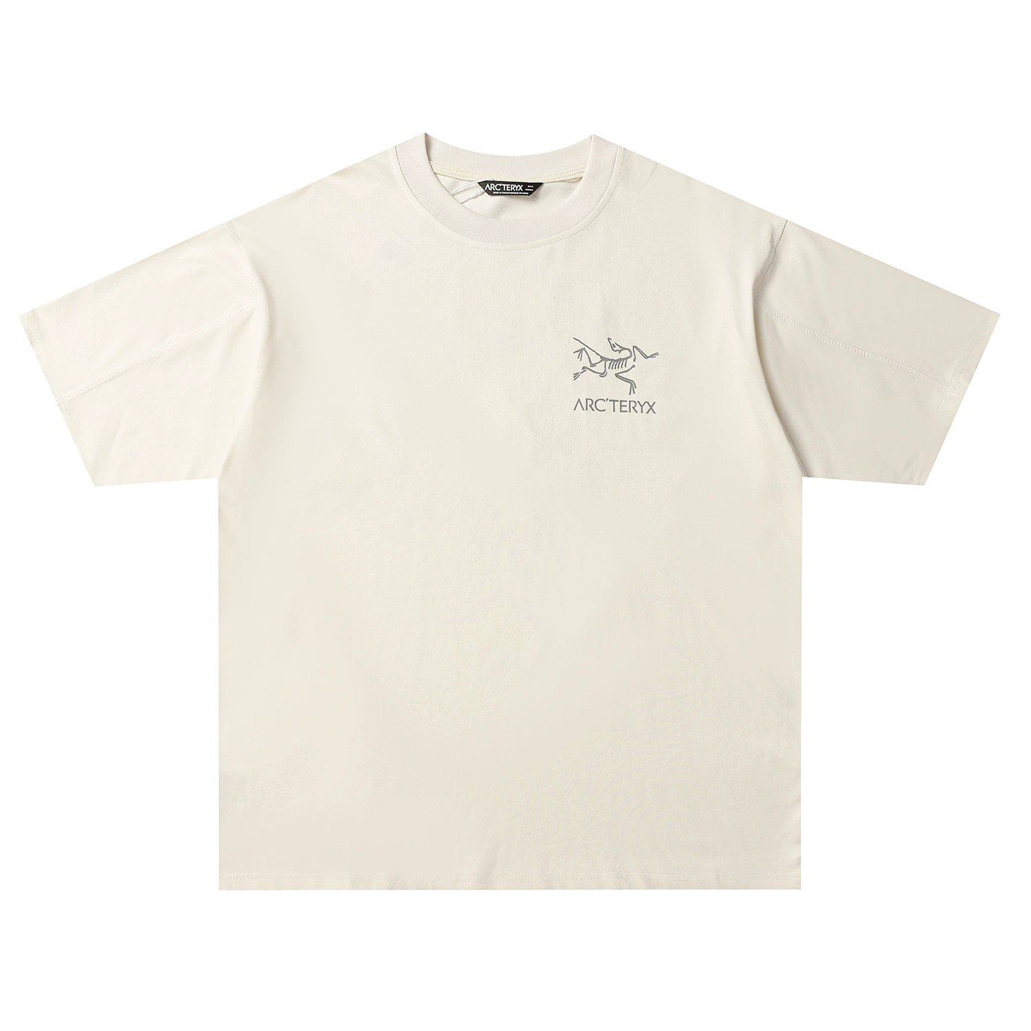 Arc'teryx T-Shirts Crew-neck T-shirt with contrast flatlock stitching and skeletal bird logo image 7