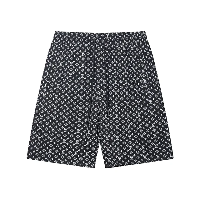 Louis Vuitton Shorts Monogram Print Drawstring product detail image 3