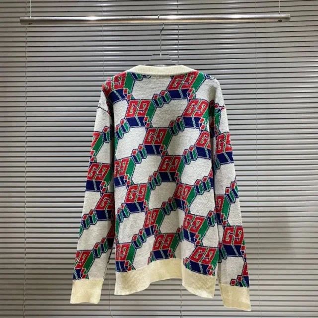 Gucci Knitwear Logo Jacquard Crewneck Sweater product detail image 44