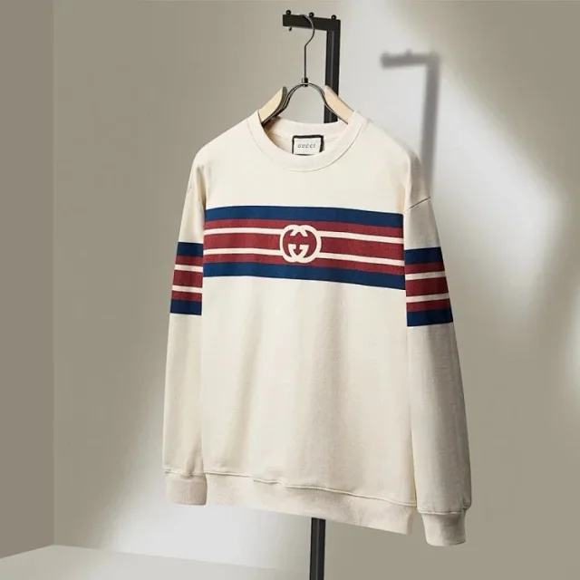 Gucci Knitwear Logo Jacquard Crewneck Sweater product detail image 54