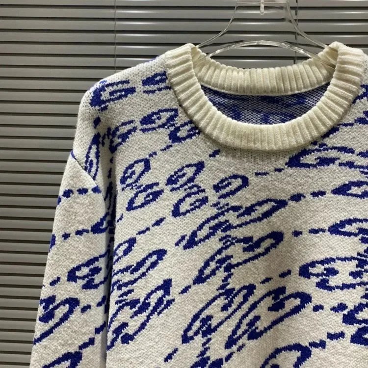 Gucci GG Pattern Knit Sweater Multicolor - 50