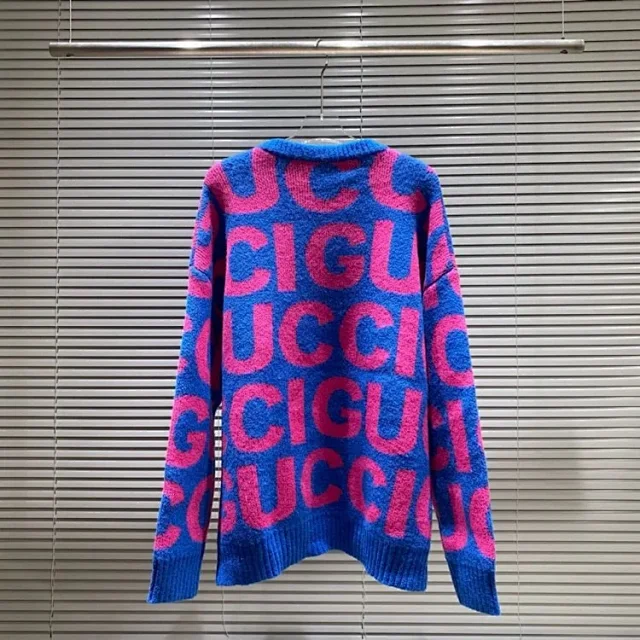 Gucci Knitwear Logo Jacquard Crewneck Sweater product detail image 18