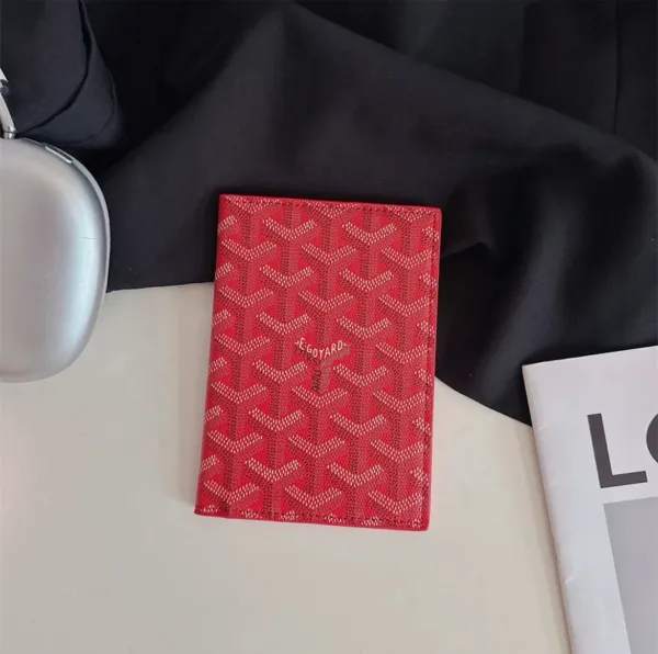 Goyard Saint-Louis Passport Holder Red - 1