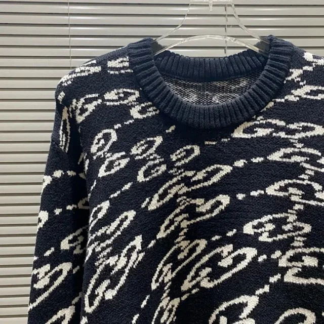 Gucci Knitwear Logo Jacquard Crewneck Sweater product detail image 50