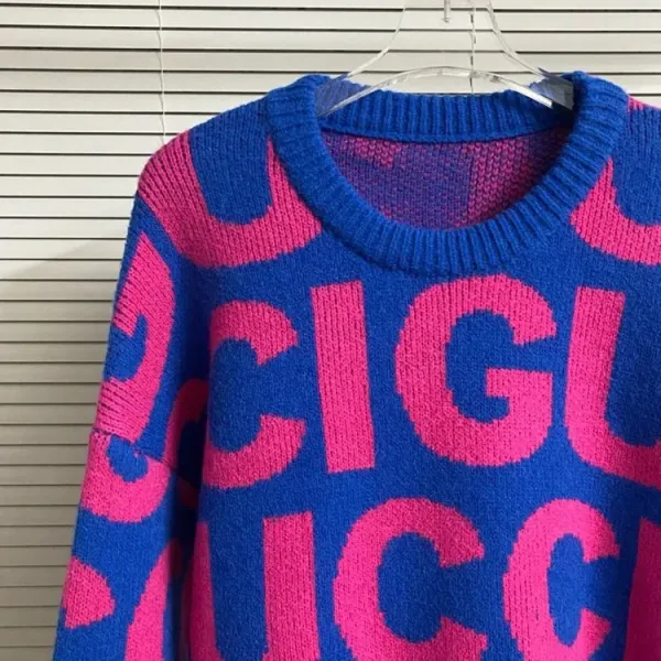 Gucci GG Pattern Knit Sweater Multicolor - 47