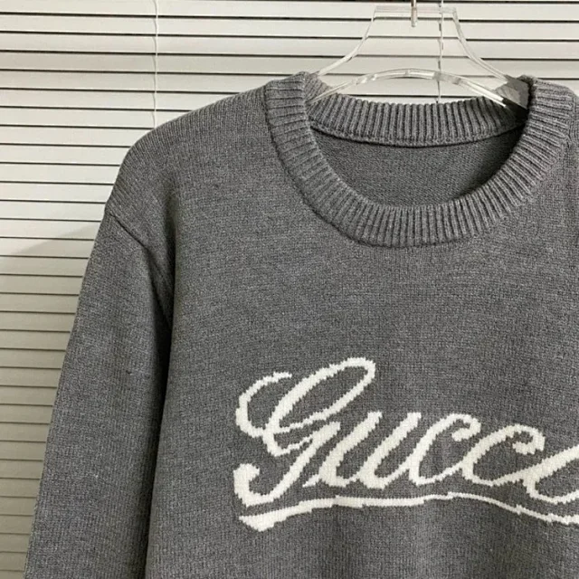Gucci Knitwear Logo Jacquard Crewneck Sweater product detail image 51