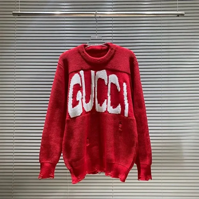 Gucci Knitwear Logo Jacquard Crewneck Sweater product detail image 21