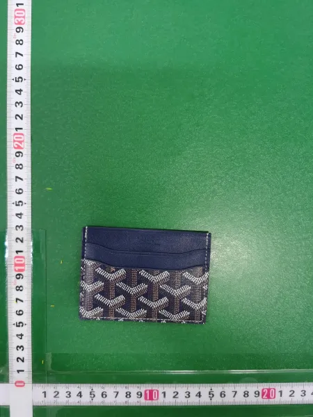 Dior Oblique Card Holder Navy Blue - 7
