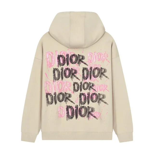 Unbranded Hoodies & Sweatshirts Pullover Hoodie with Kangaroo Pocket and Interlocking Letter Emblem product detail image 29