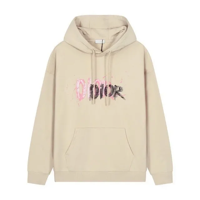 Unbranded Hoodies & Sweatshirts Pullover Hoodie with Kangaroo Pocket and Interlocking Letter Emblem product detail image 28