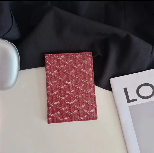 Goyard Saint-Louis Passport Cover Red - 1