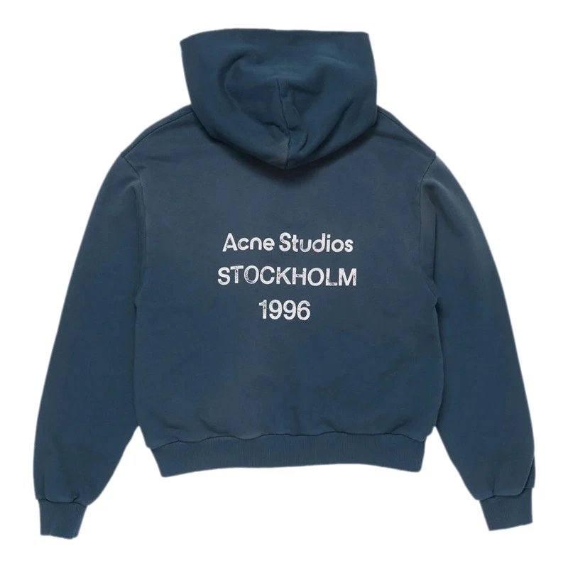 Acne Studios Stockholm 1996 Hoodie Navy