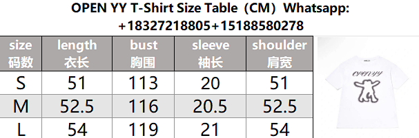 Open yy T-Shirt: seller detail photo 3