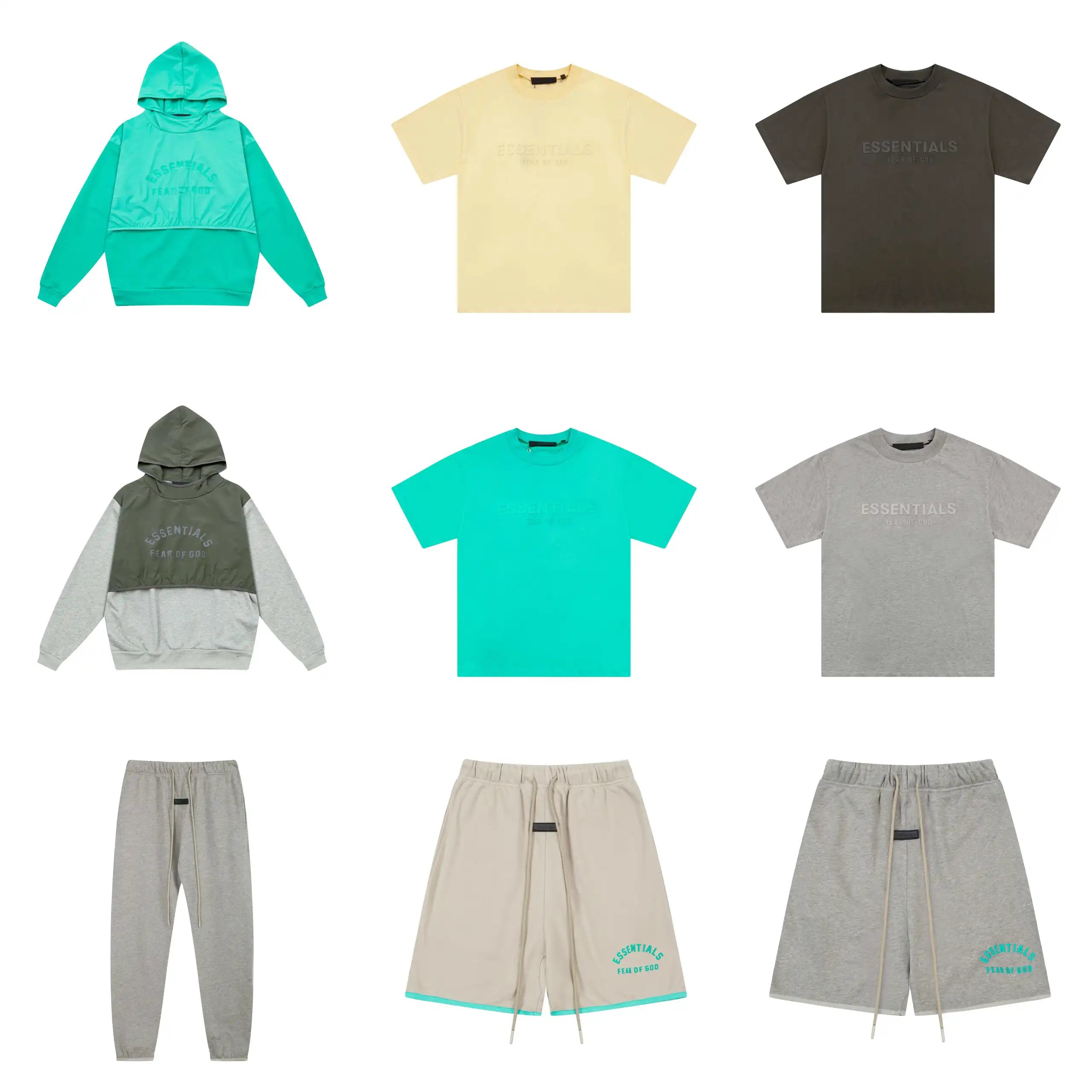 New High Quality Hoodie Short Sleeve Set 30