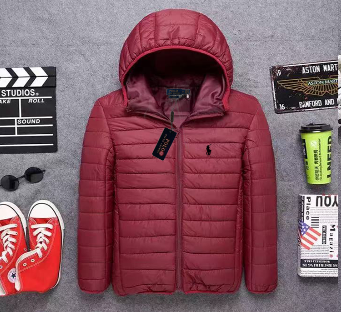 7 Hooded Burgundy with Black Label