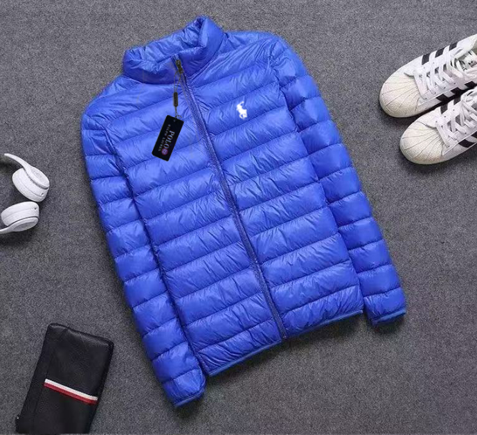 16 Non-Hooded Blue with White Label