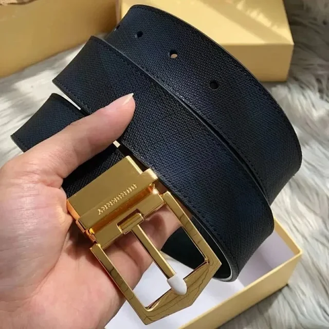 Burberry Belts TB Monogram Buckle Check Belt product detail image 13