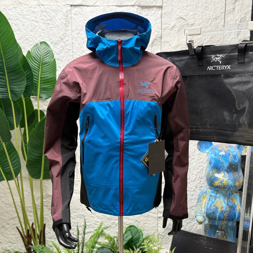Arc'teryx Color Block Waterproof Hooded Jacket
