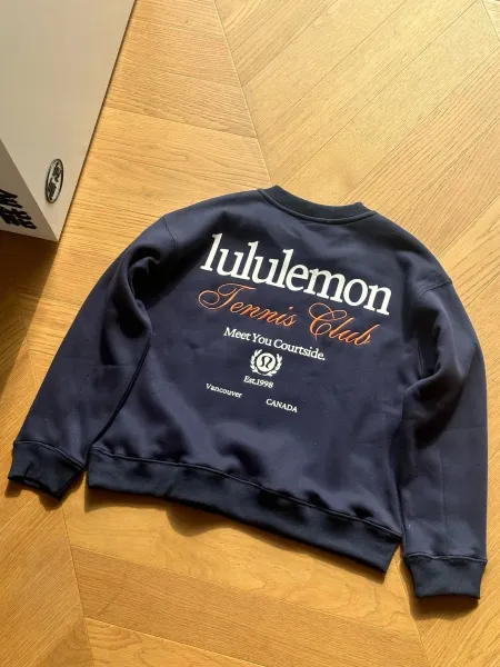 Lululemon Tennis Club Crewneck Sweatshirt Mint Green Hoodie - 10