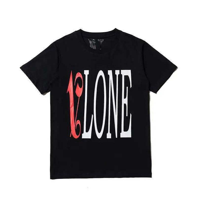 Vlone Logo Print Black T-Shirt - 14