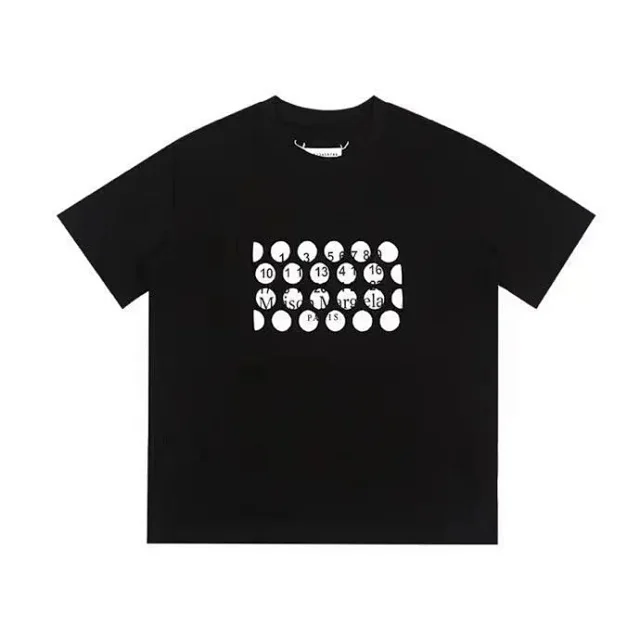 Maison Margiela T-Shirts Number logo graphic print product detail image 11