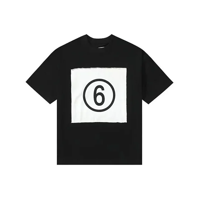 Maison Margiela T-Shirts Number logo graphic print product detail image 12