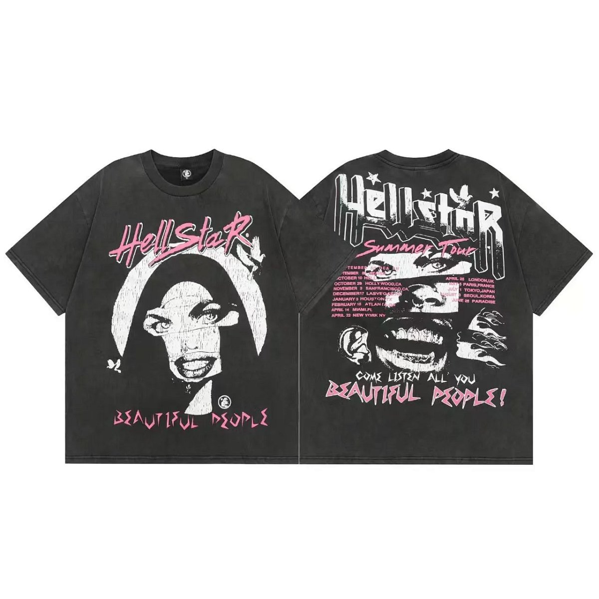 Hellstar No Gods No Glory Graphic T-Shirt White product detail 16 in Litbuy spreadsheet finds