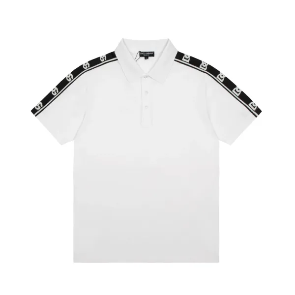 Dolce & Gabbana Logo Patch Black Polo - 15