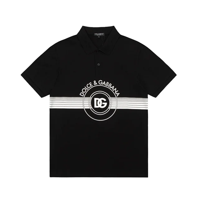 Dolce & Gabbana Shirts Short-Sleeve Zip Polo Shirt product detail image 15