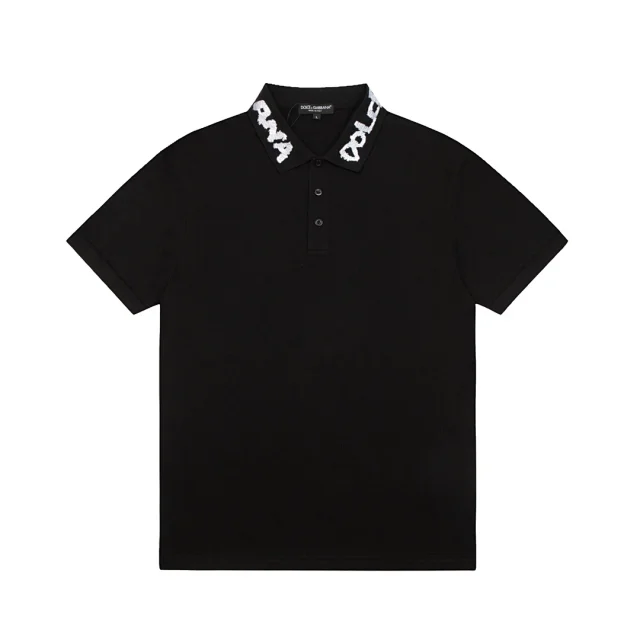 Dolce & Gabbana Shirts Short-Sleeve Zip Polo Shirt product detail image 12