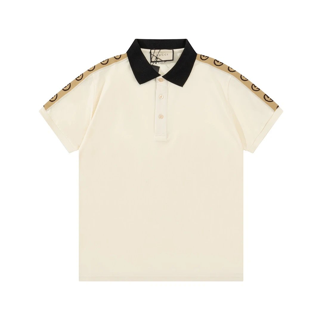 Gucci Logo-Embellished Black Polo with Red-Green Trim Polo Shirt product detail 16 in Litbuy spreadsheet finds
