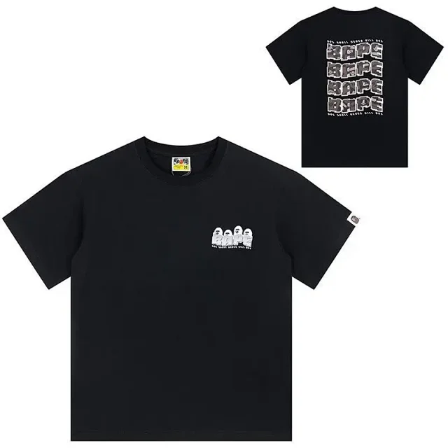 A BATHING APE Shirts Short-Sleeve Polo Shirt with Shark Logo product detail image 12