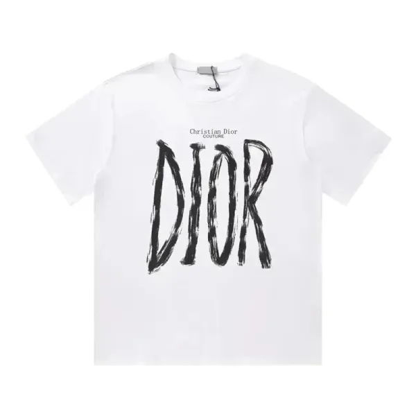 Dior Oblique Blue All-Over Print T-Shirt - 16