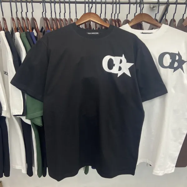Cole Buxton Star Logo T-Shirt Black - 1