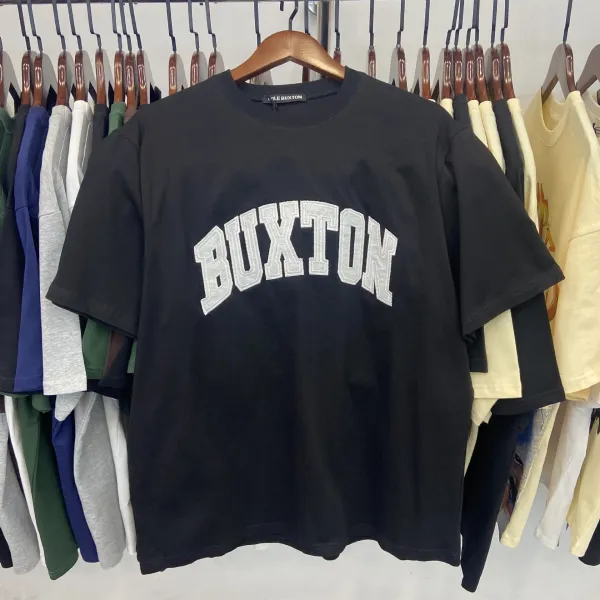 Buxton Arch Logo Black T-Shirt - 1