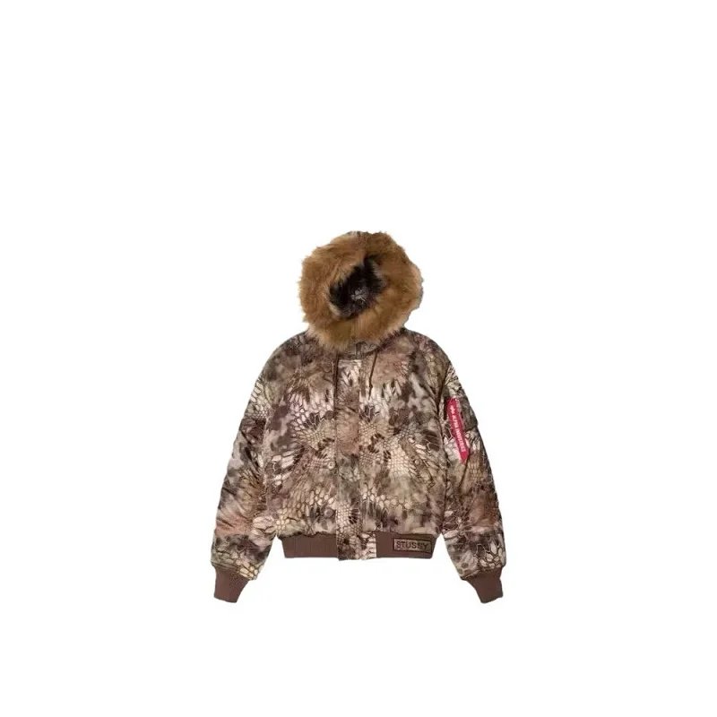 Stussy X Alpha Industries Fur Jcaket 2