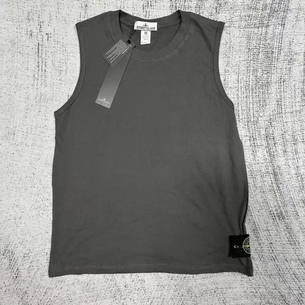 Stone Island Sleeveless Crewneck T-Shirt Black - 13