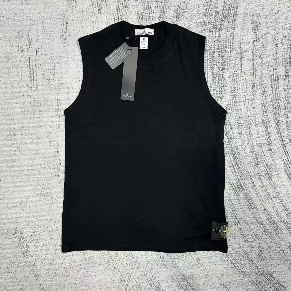 Stone Island Sleeveless Crewneck T-Shirt Black - 12