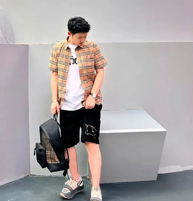 Burberry Shorts Check Drawstring product detail image 3