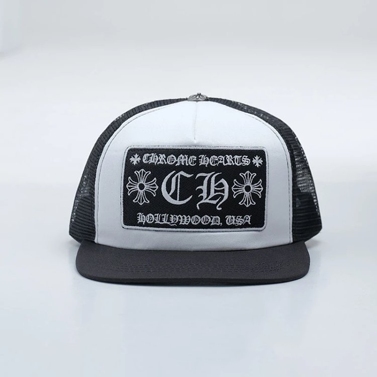 CH Cro Hat Summer Women's Sunshade Thin American Flat Edge Baseball Hat Fashion Letter Hip Hop Truck Driver Hat