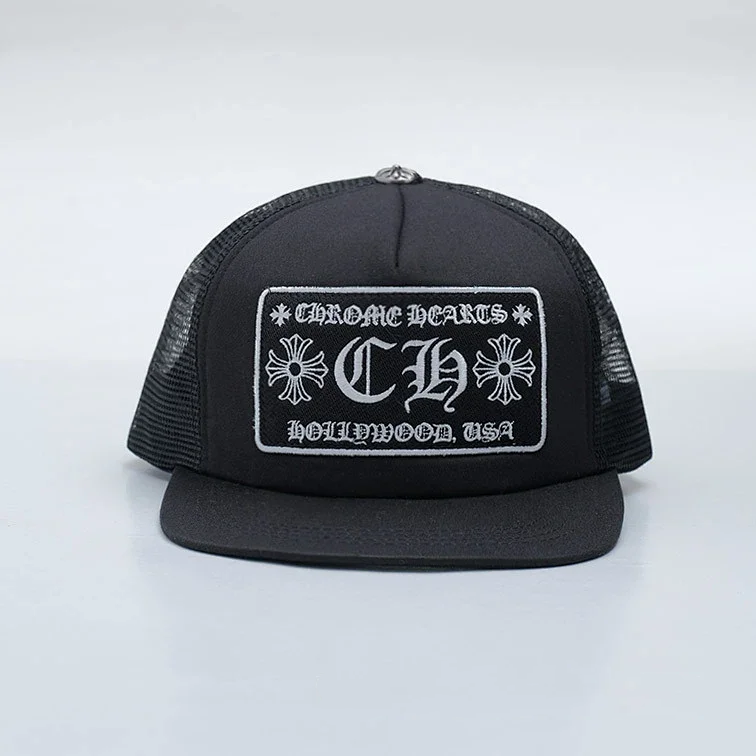 Black flat eave - CH letters