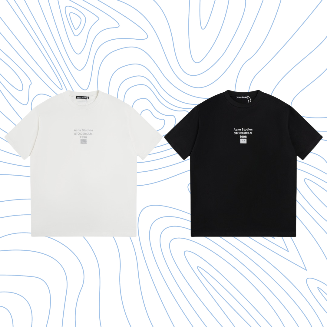 Acne Laser Small Label Printed T-shirt # 122